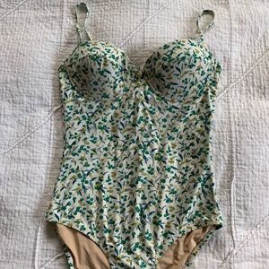 J. Crew Liberty print one piece